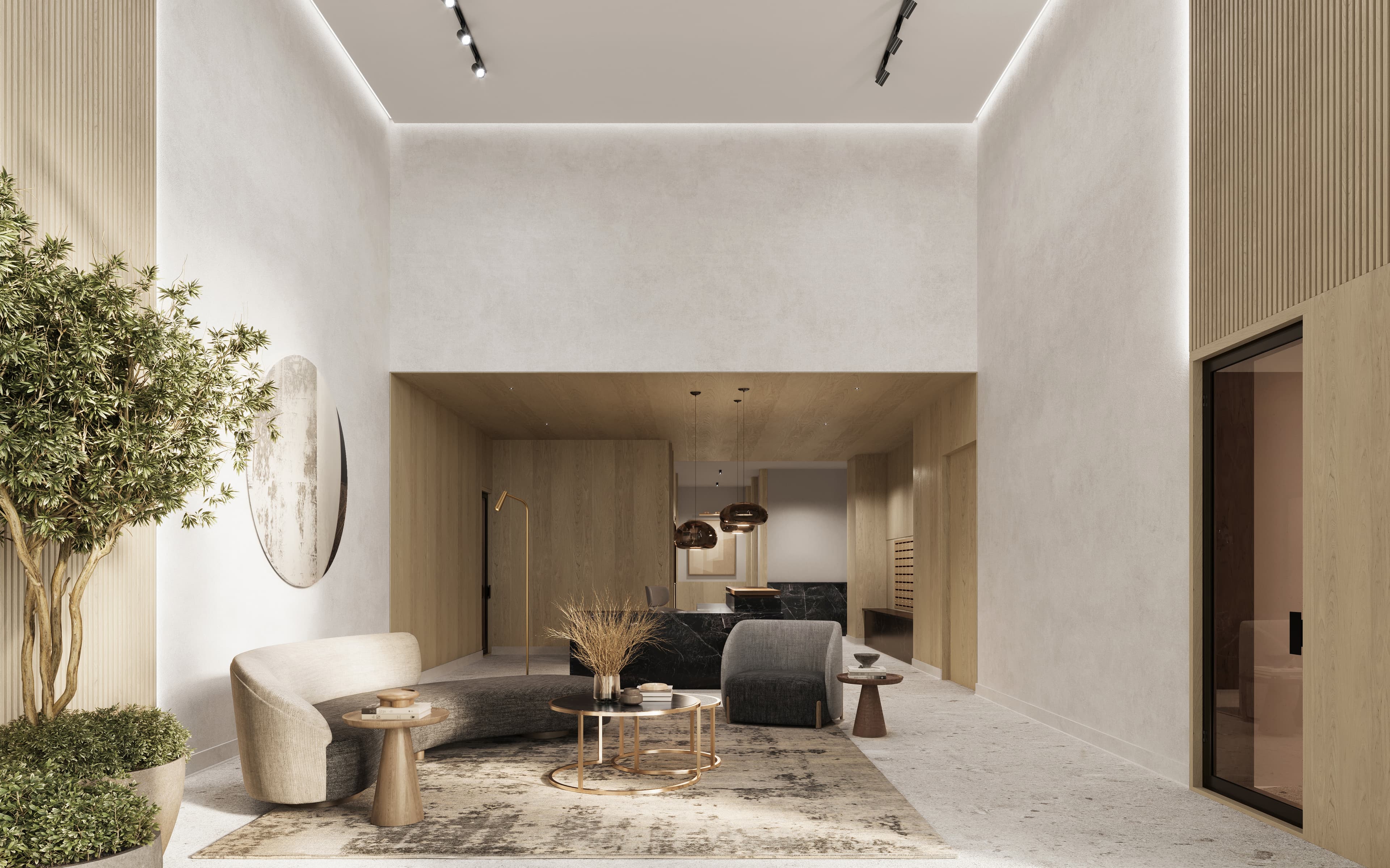 Stylist living room interior